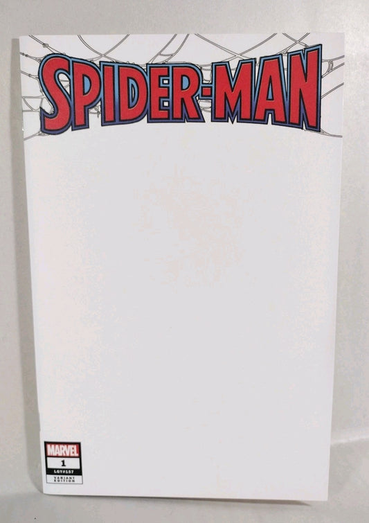 Spider-Man #1 (2022) Marvel Blank Sketch Variant Cover Slott Bagley NM
