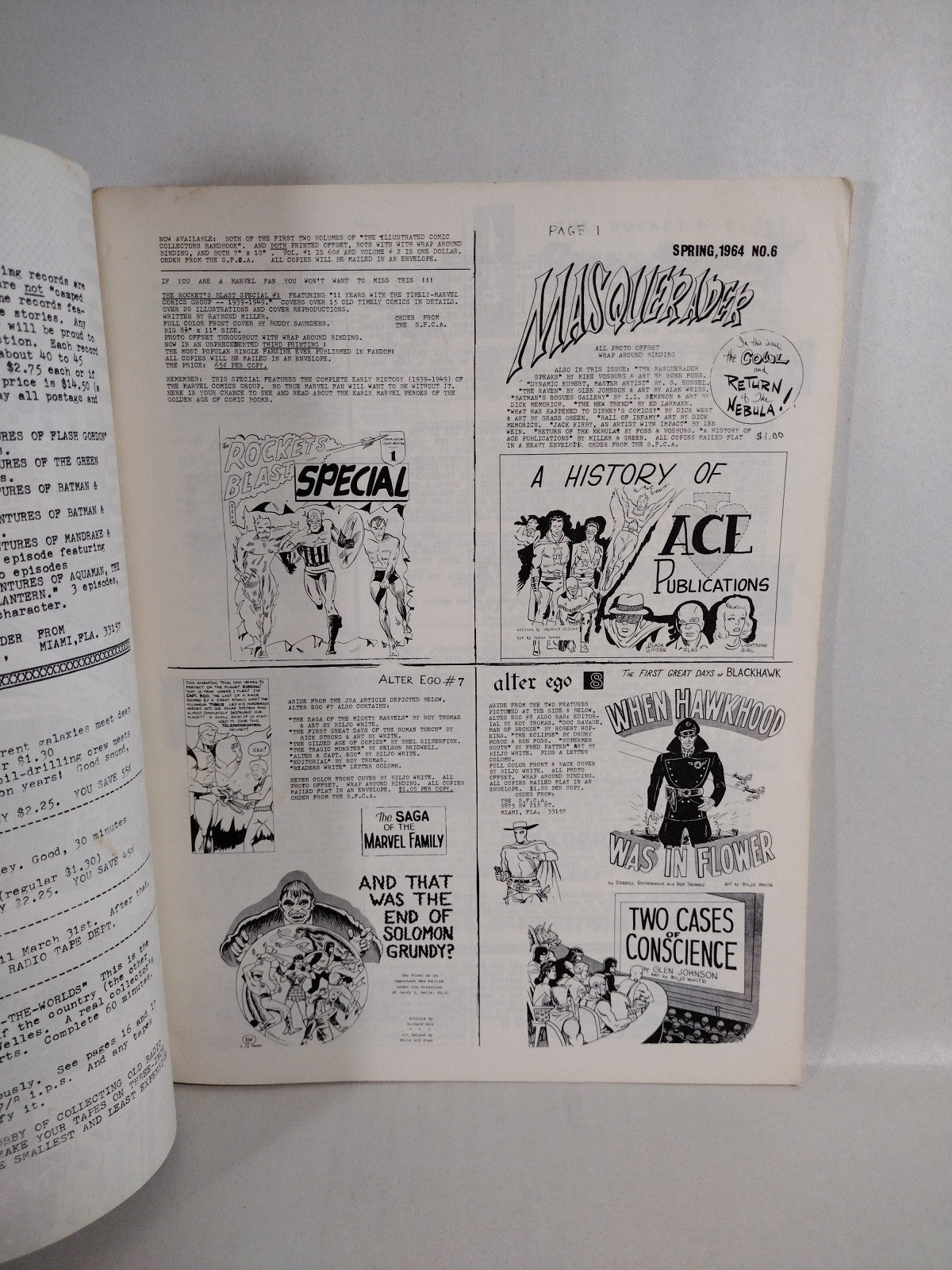 RBCC #55  (1966) SFCA Rocket's Blast Comicollector Fanzine