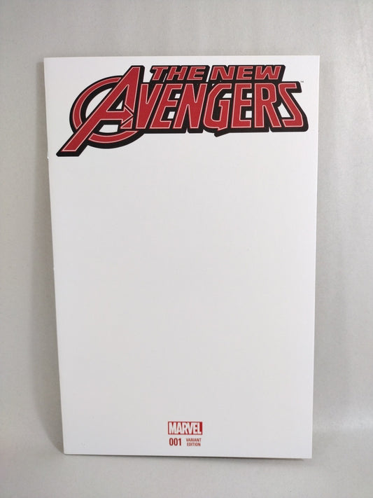 New Avengers #1 (2015) Marvel Blank Sketch Variant Cover Comic New NM