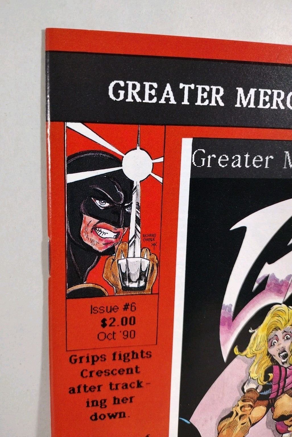 Greater Mercury Comics Action 6 (1990) featuring Grips 1st Night Master Edge GMC