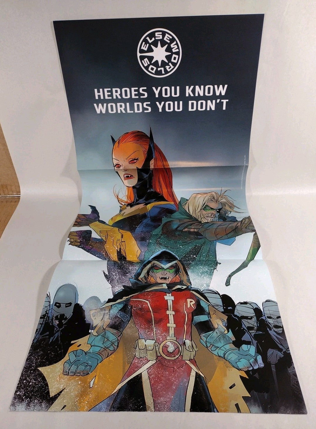 DC Elsewords (2024) Promotional Comic Folded Poster Set Of 6 Batman Vampires 