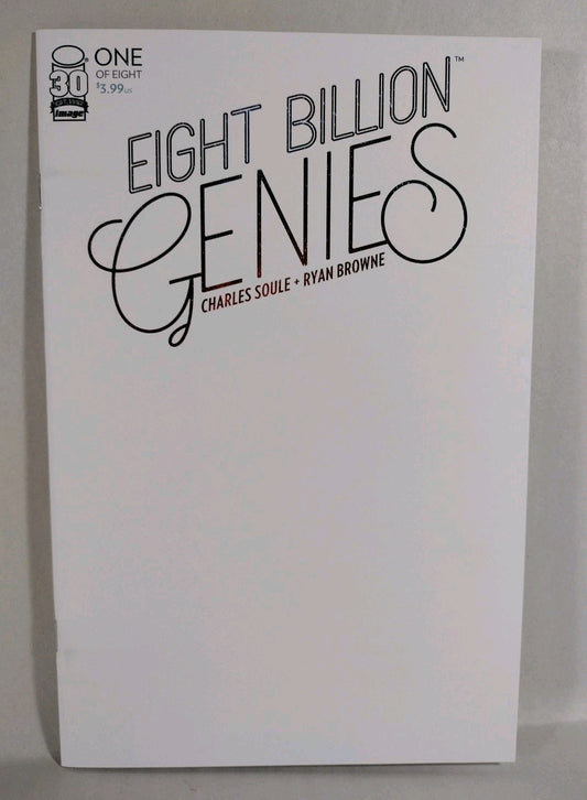 Eight Billion Genies #1 (2022) Image Comic Blank Sketch Cover G Variant 1st NM