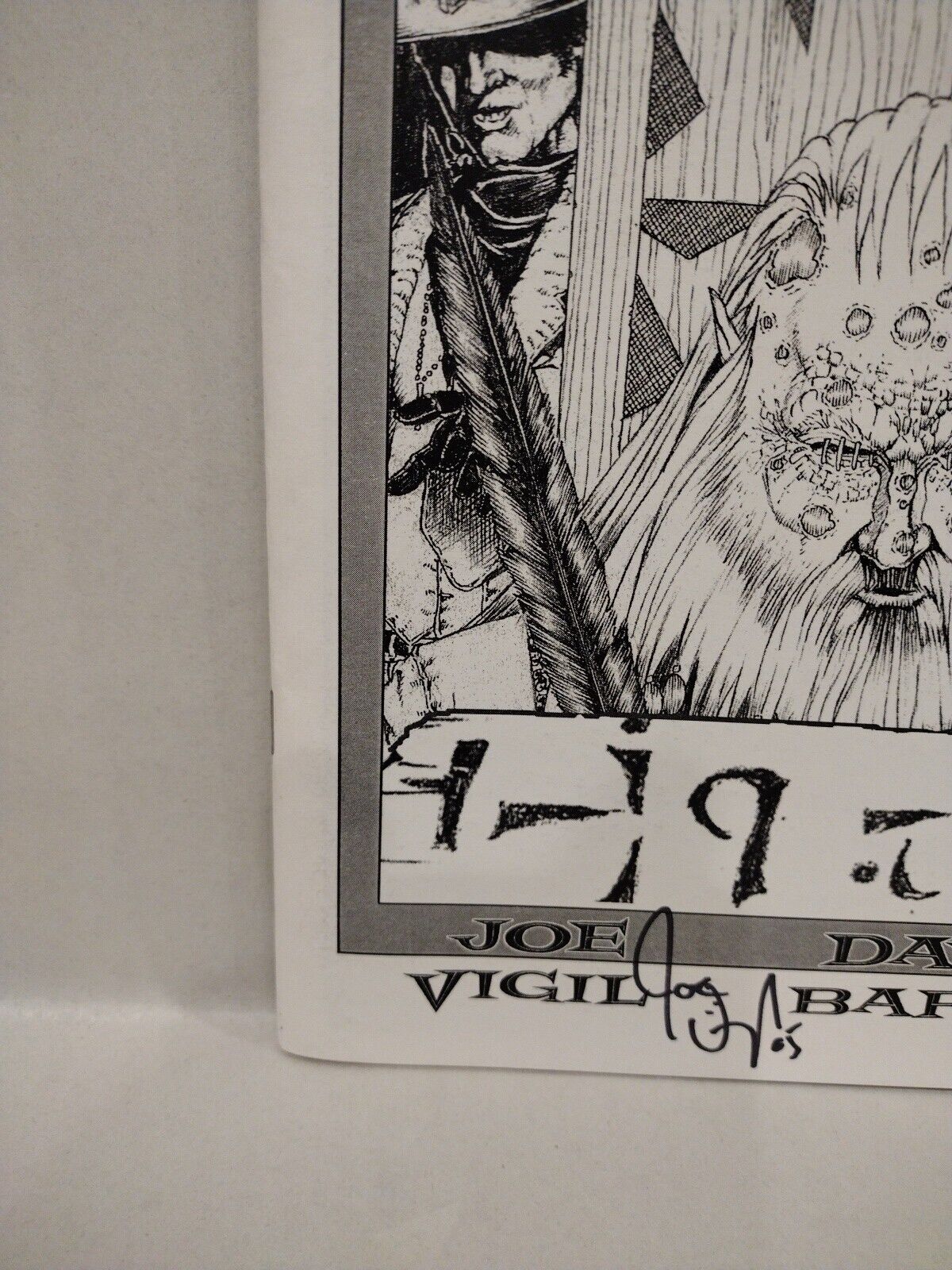 Original Sin #1 (2001) Broken Halos Comic Magazine 1st Print Signed Joe Vigil