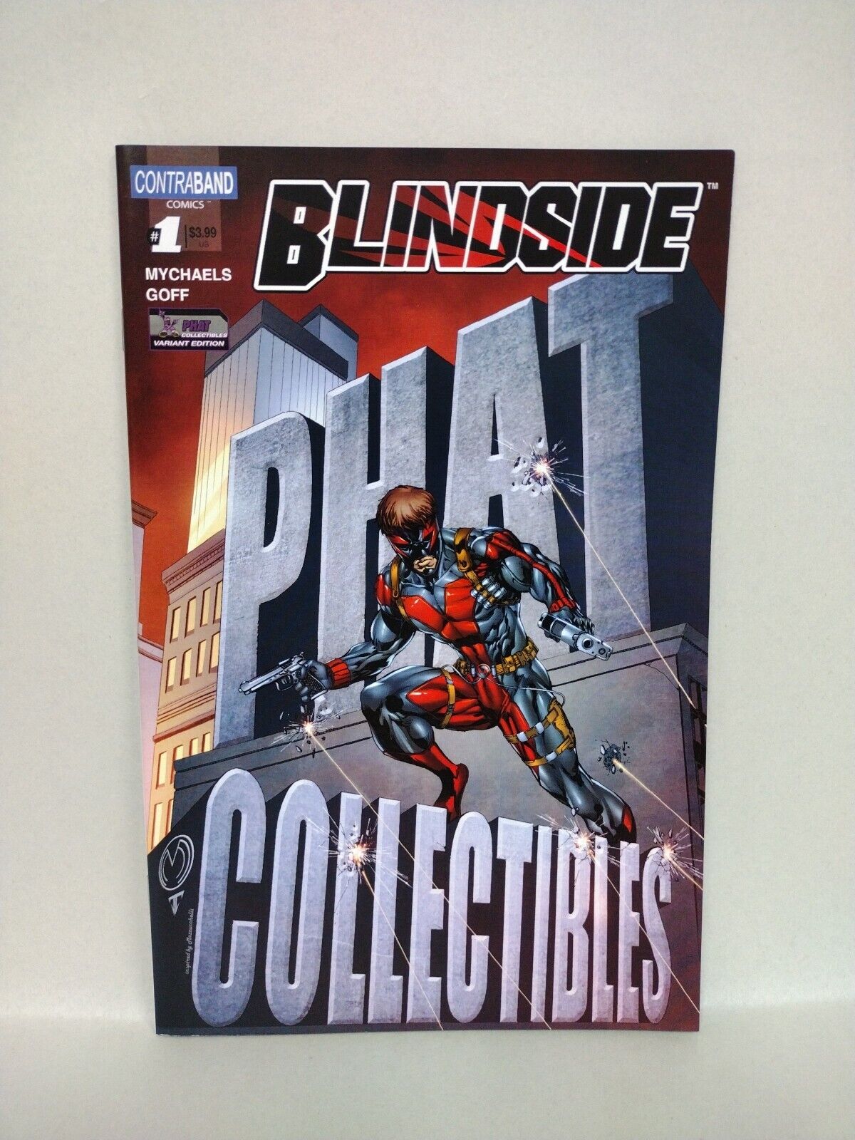 Blindside (Contraband) #1 Marat Mychaels SDCC Phat Collectibles Variant NM