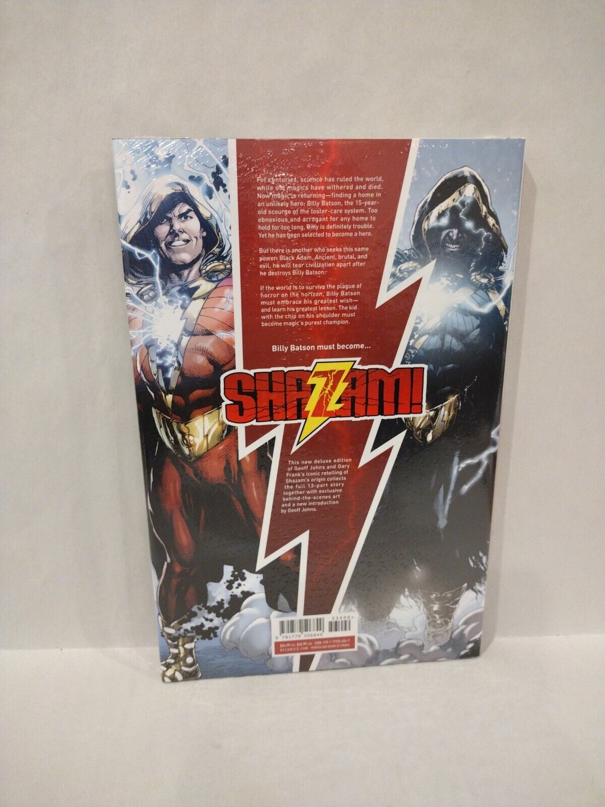 Shazam (2020) DC Hardcover Geoff Johns Gary Frank Deluxe Edition New Sealed HC