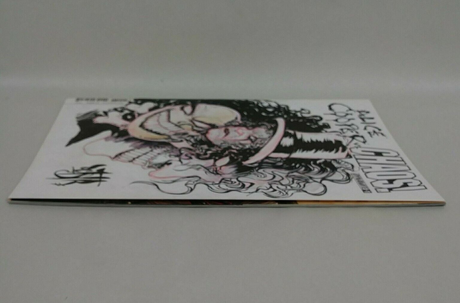 Alice Cooper vs. Chaos!  #1 (2015) Blank Cover Variant Comic Original Art 