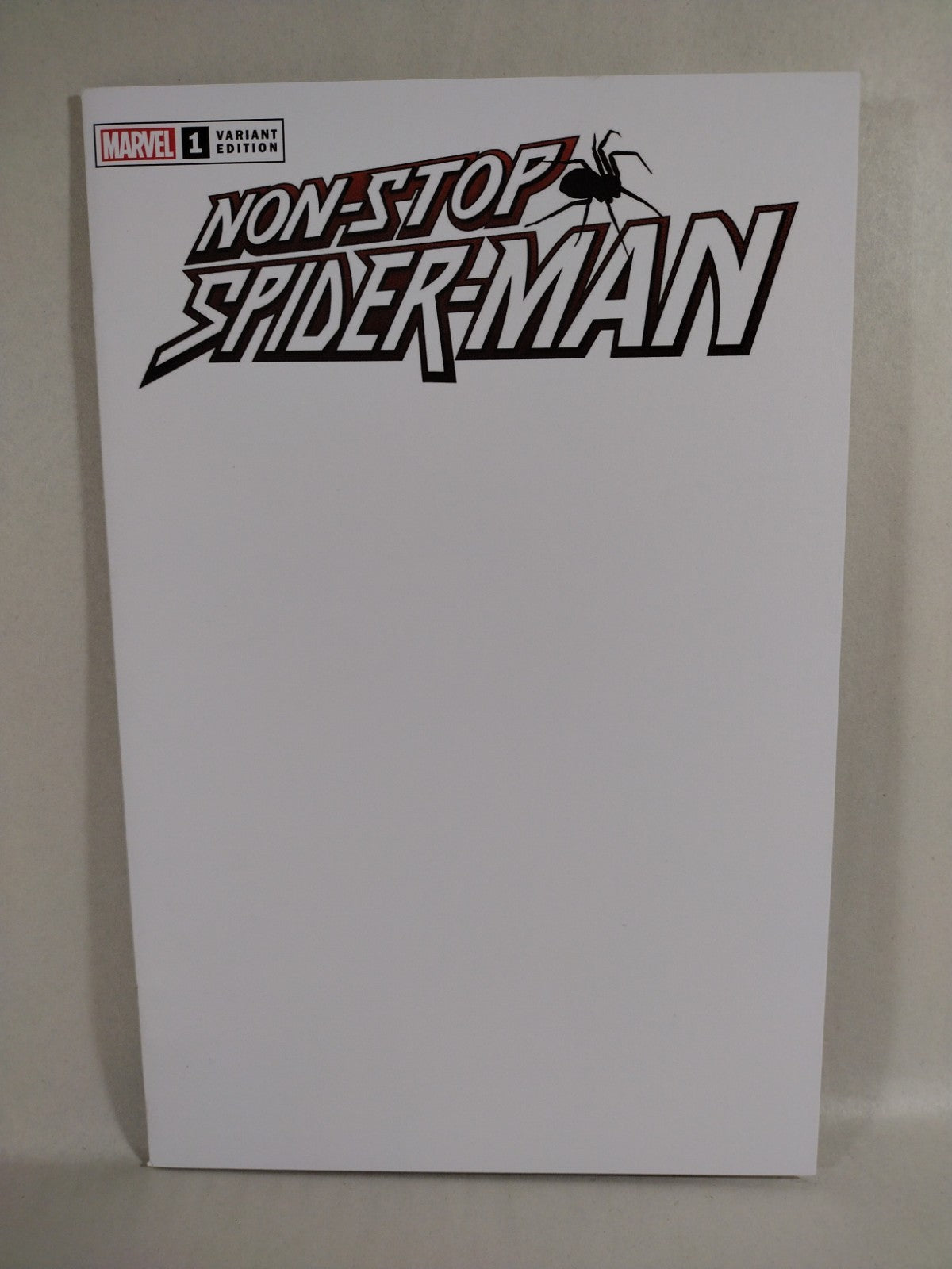 Non-Stop Spider-Man #1 (2021) Marvel Blank Sketch Variant Cover Comic New NM