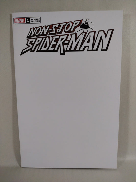 Non-Stop Spider-Man #1 (2021) Marvel Blank Sketch Variant Cover Comic New NM