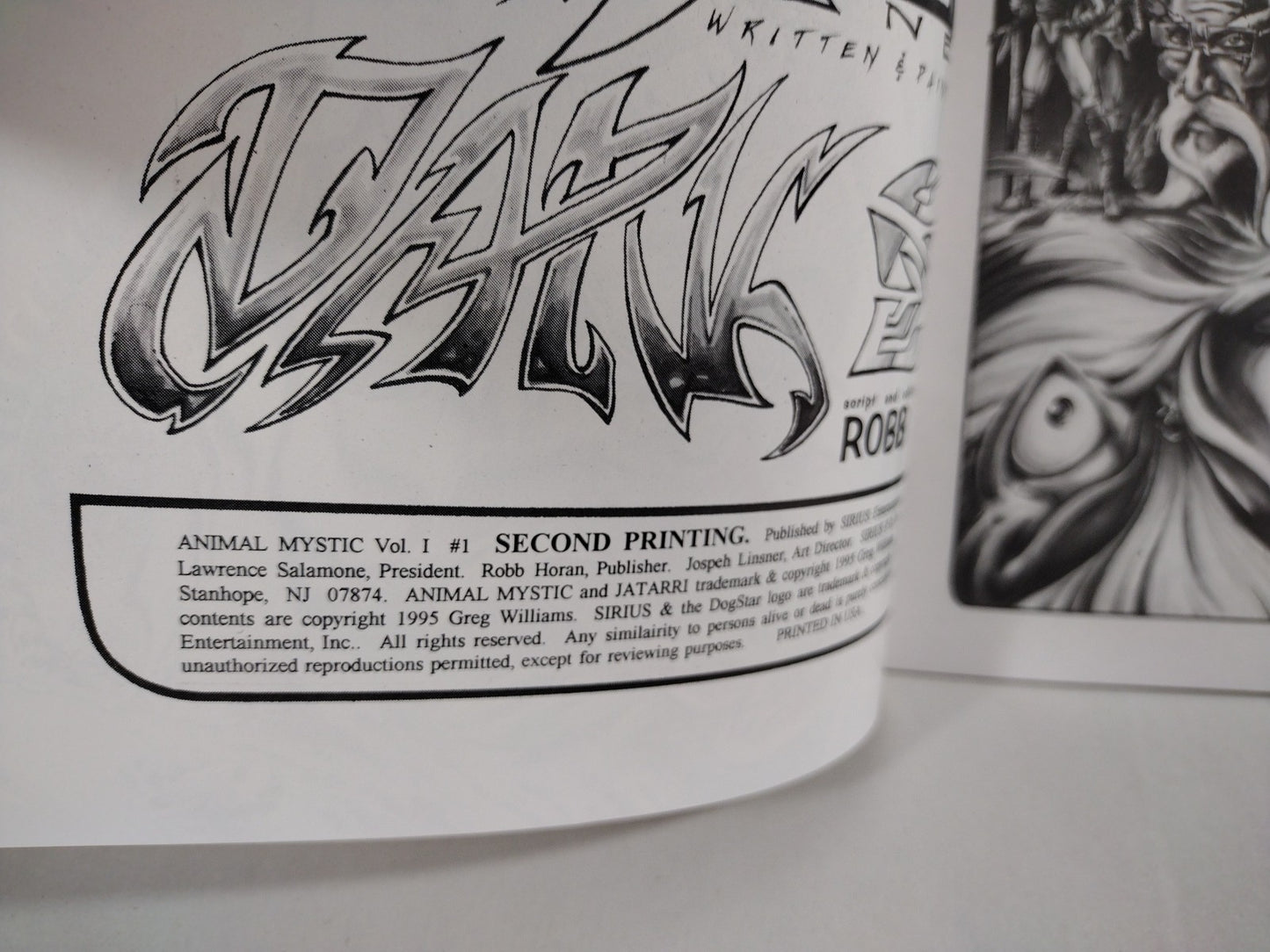Animal Mystic (1995) Sirius Comic Lot Set #1 2 3 4 Dark One Greg Williams VF-NM