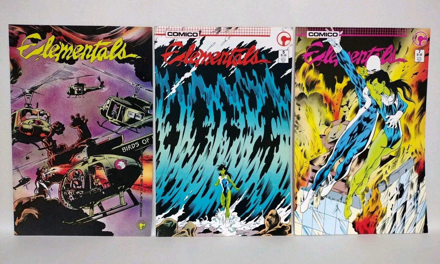 Elementals 1984 Comic Lot  3 5 7 8 10 11 14 15 26 Special Fathom 1-3 Monolith 4