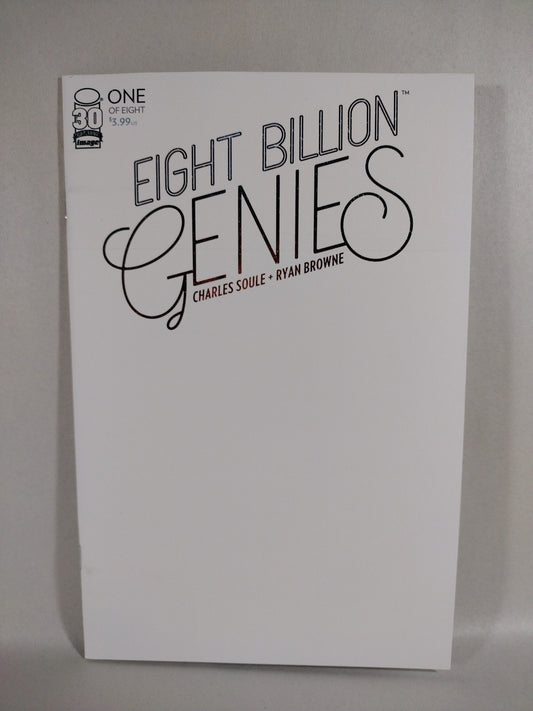 Eight Billion Genies #1 (2022) Image Comic Blank Sketch Cover G Variant 1st NM