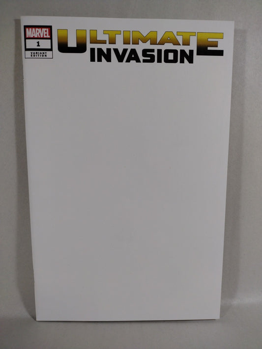 Ultimate Invasion #1 (2023) Marvel Blank Sketch Cover Variant Comic NM