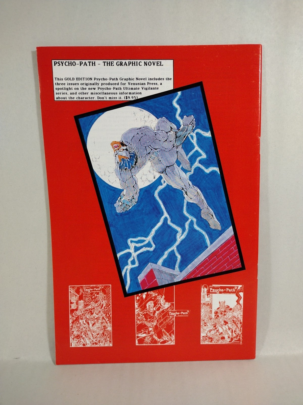 Psycho-Path Ultimate Vigilante #1 (1990) GMC Comic Gugliotti Cooper VF