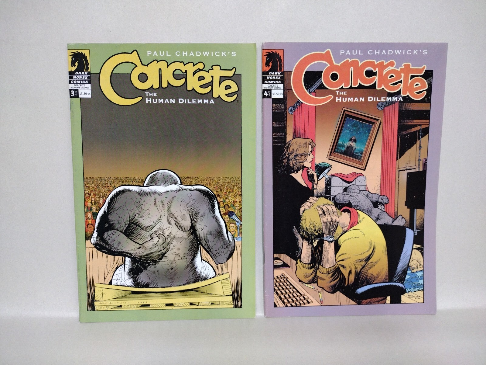 Concrete DH Comic Lot Set Human Dilemma #1-6 Land & Sea Earth Day Color Special