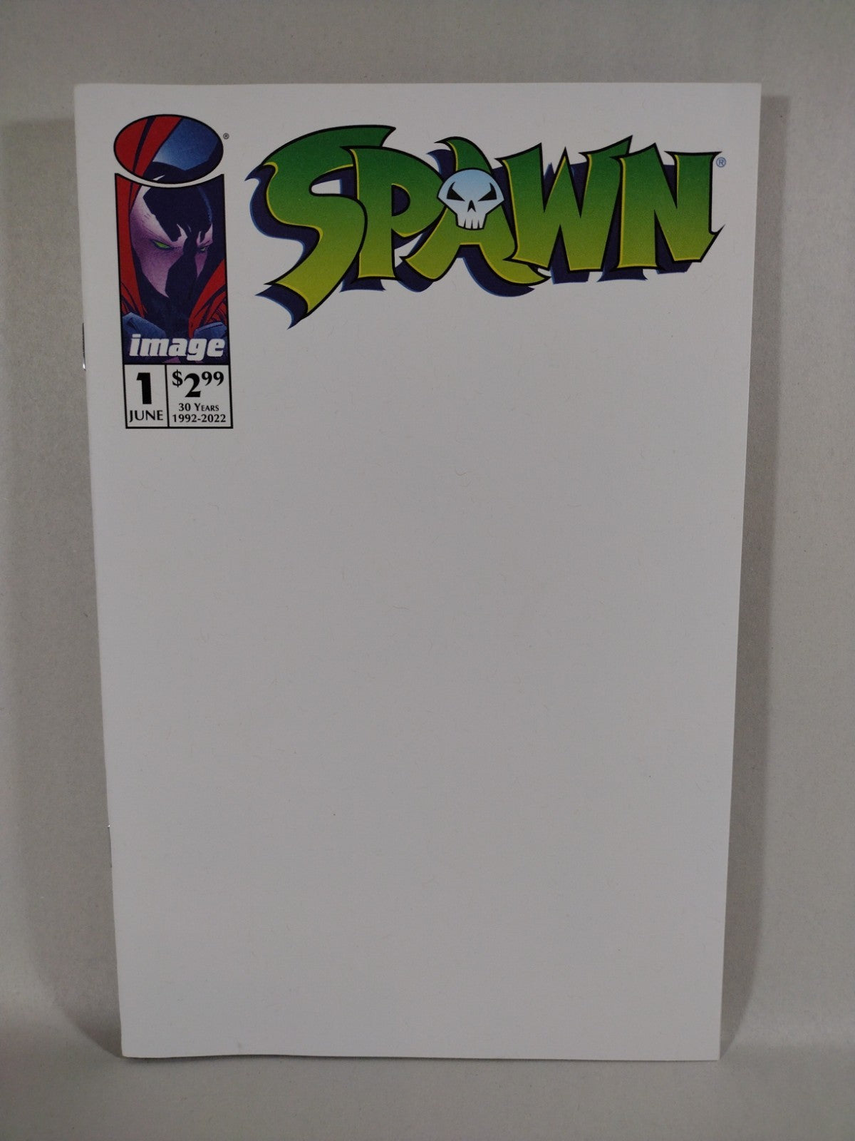 Spawn 30th Anniversary #1 (2022) Image Comic Blank Cover Variant New NM 