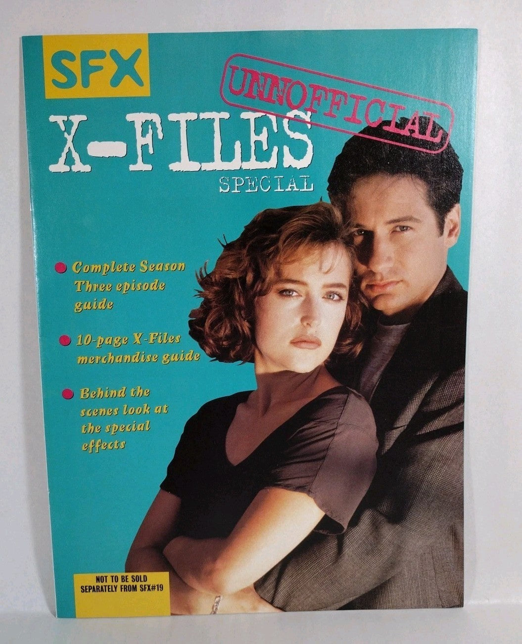 SFX #19 (1996) Movie TV Magazine W Supplement And Insert X-Files Poster Spawn