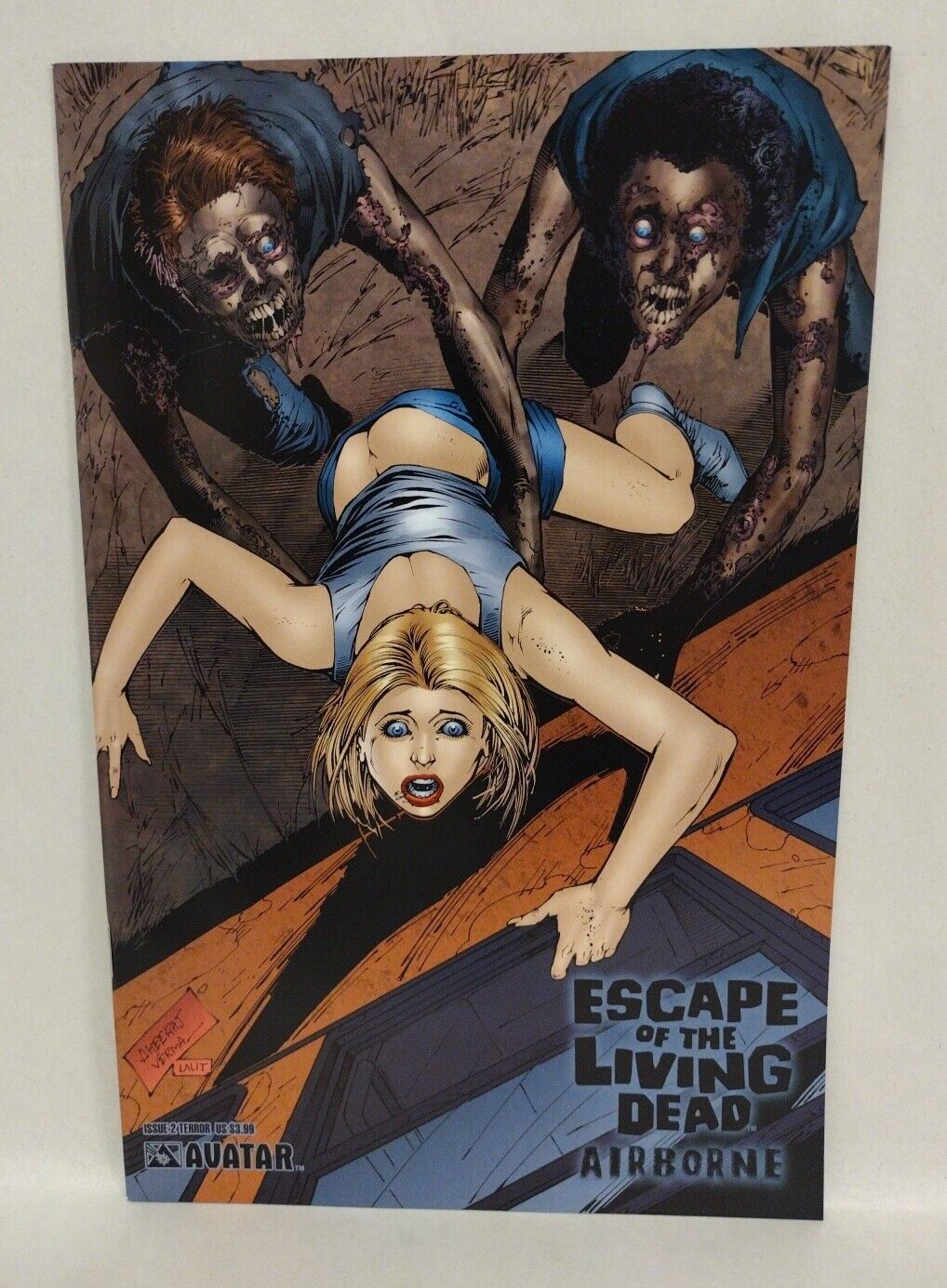 Escape Of The Living Dead Airborne (2006) 1 2 3 Complete Avatar Comic Miniseries