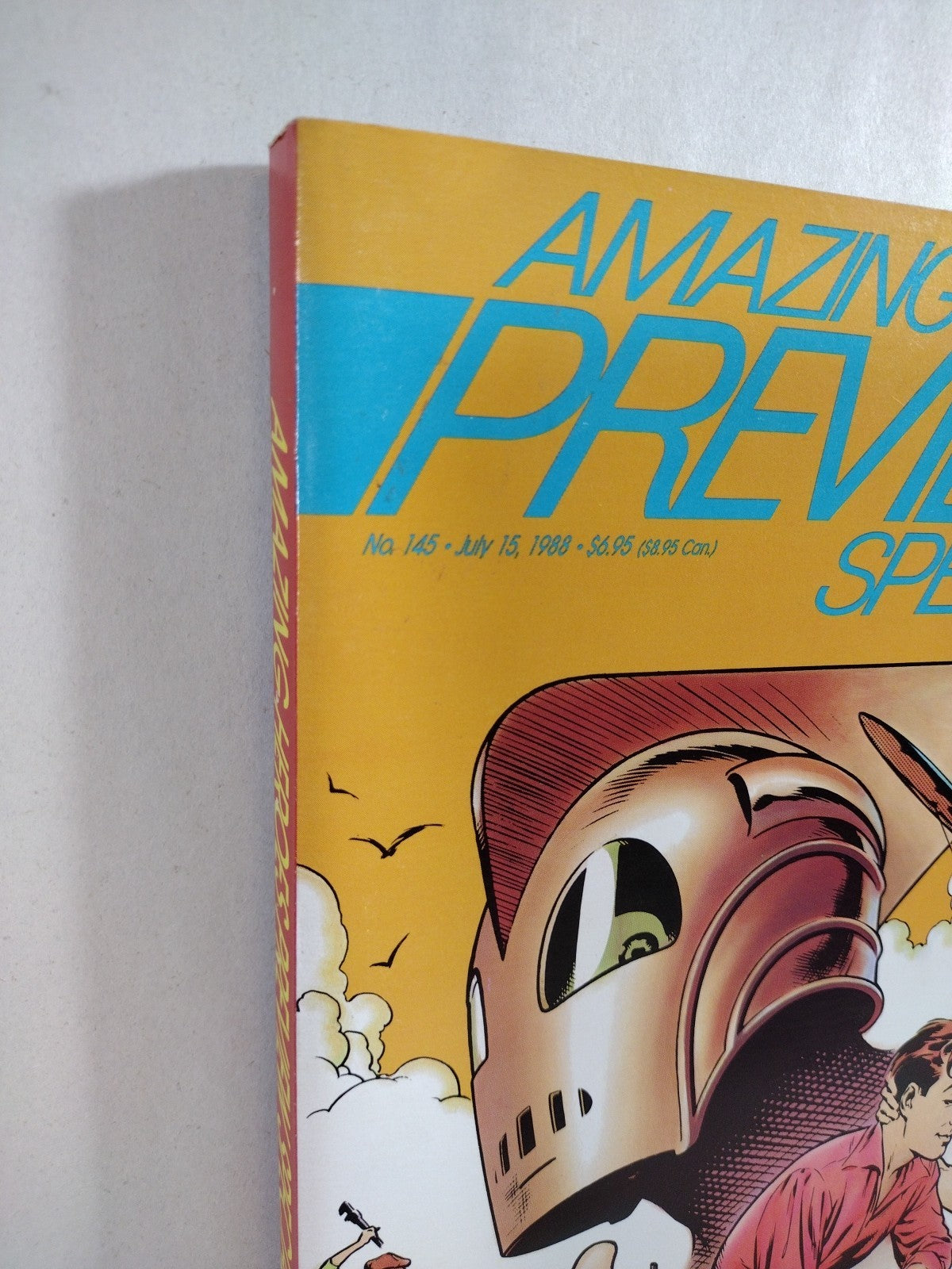 Amazing Heroes 145 (1988) Preview Special TPB Dave Stevens Rocketeer Cover VF-NM