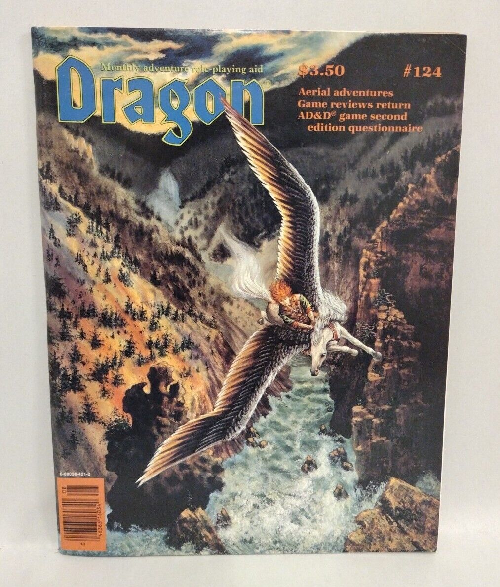 Dragon Magazine (1987) Lot Set Of 5 #121 124 125 154 155 D&D RPG 