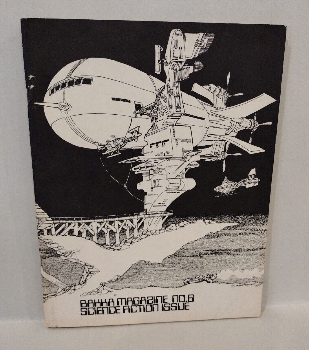 Bakka Magazine #6 (1977) Fanzine 160 Pgs Dean Motter Comic Steranko Art