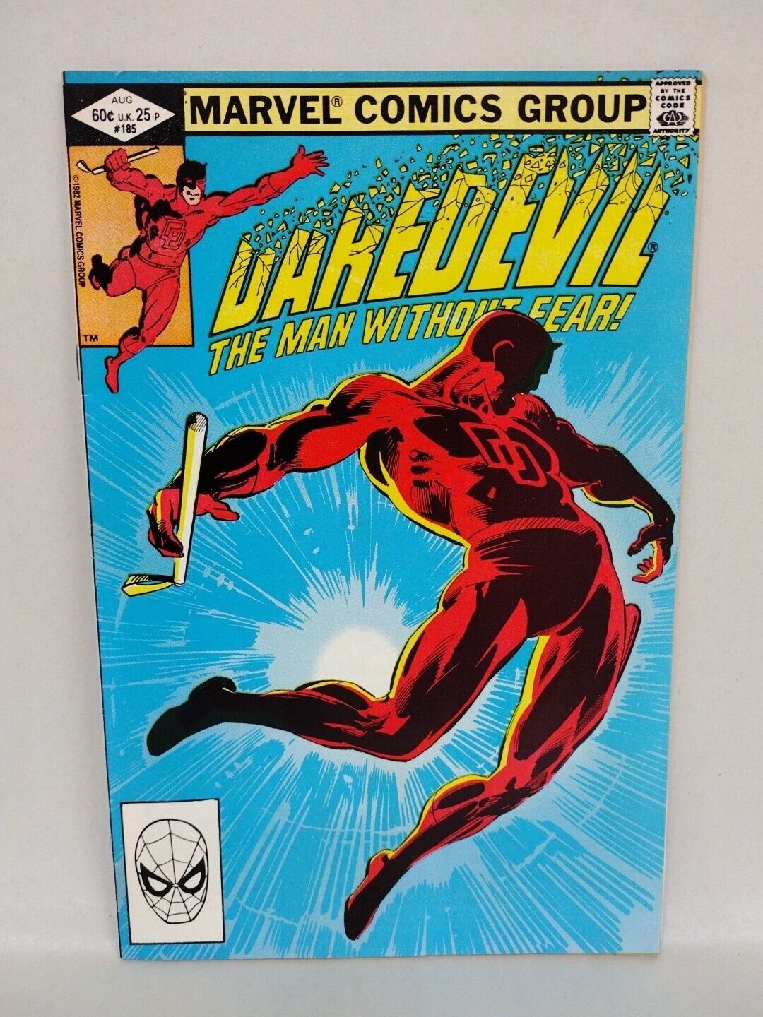 Daredevil (1982) Marvel Comic Lot Set #185 186 187 188 Frank Miller Black Widow