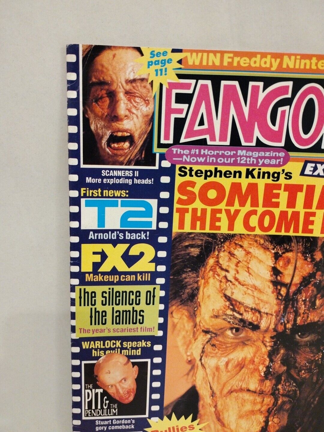 FANGORIA Magazine #101 (1991) Stephen King Sometimes They Come Back FX2 Scanners