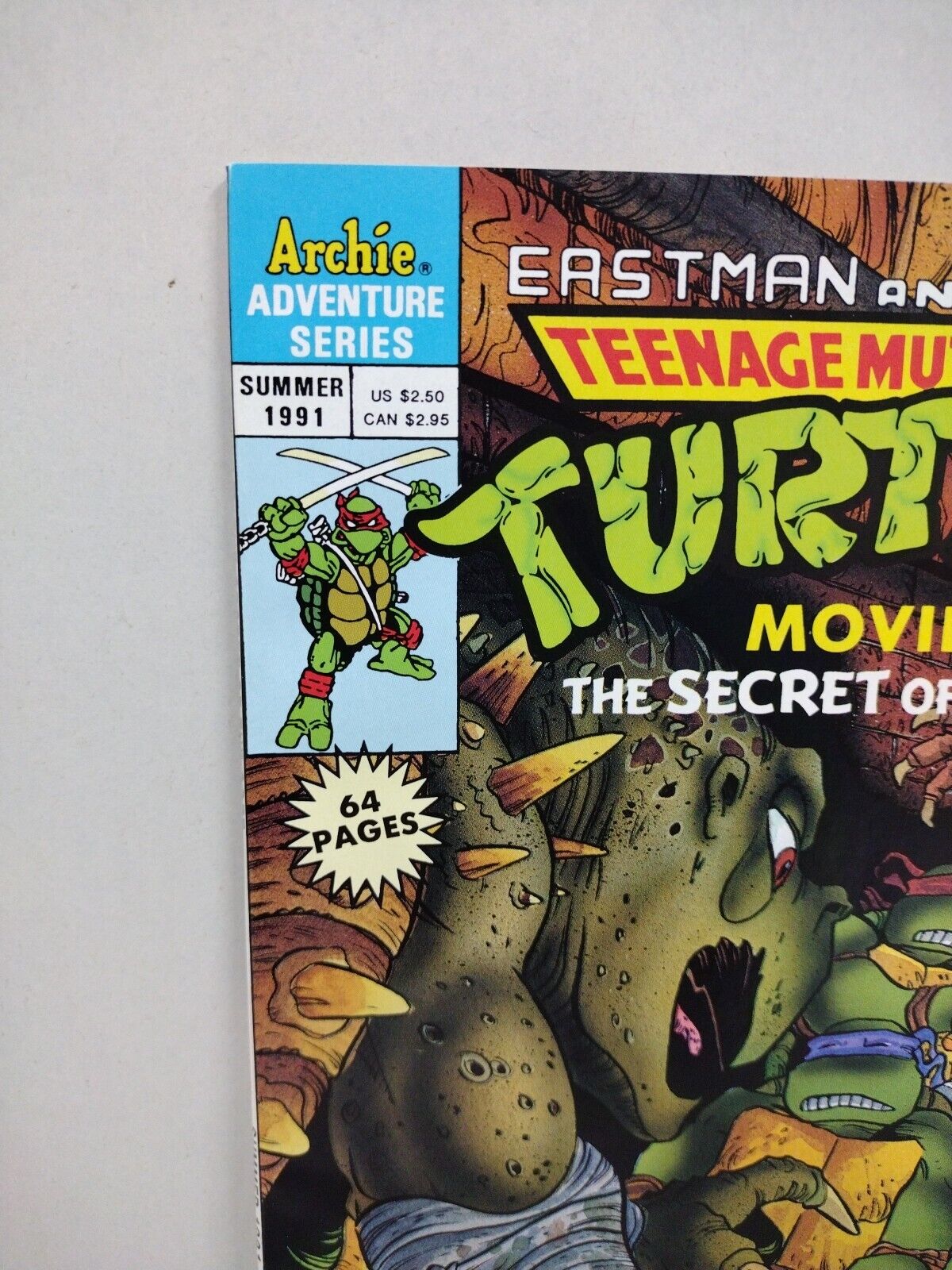 TMNT Movie 2 Secret Of The Ooze #1 (1991) Archie 64 Page Comic NM