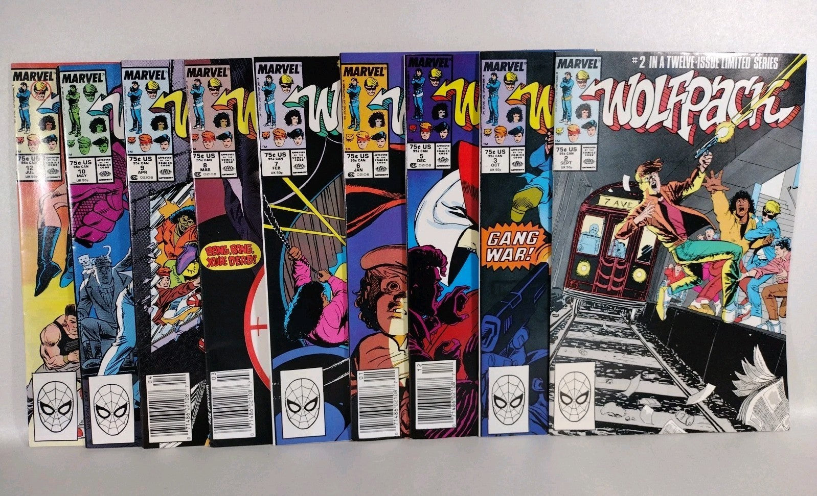 Wolfpack (1988) Marvel Comic Lot 2 3 5 6 7 8 9 10 11 Larry Hama Ron Wilson VF-NM