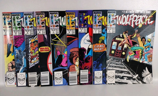 Wolfpack (1988) Marvel Comic Lot 2 3 5 6 7 8 9 10 11 Larry Hama Ron Wilson VF-NM