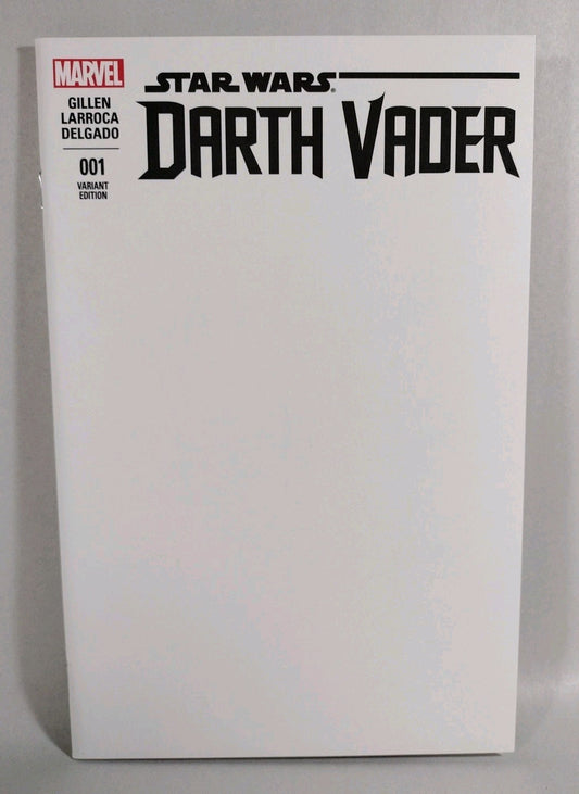 Star Wars Darth Vader 1 (2015) Marvel Comic Blank Sketch Var Cover 1st Krrsantan