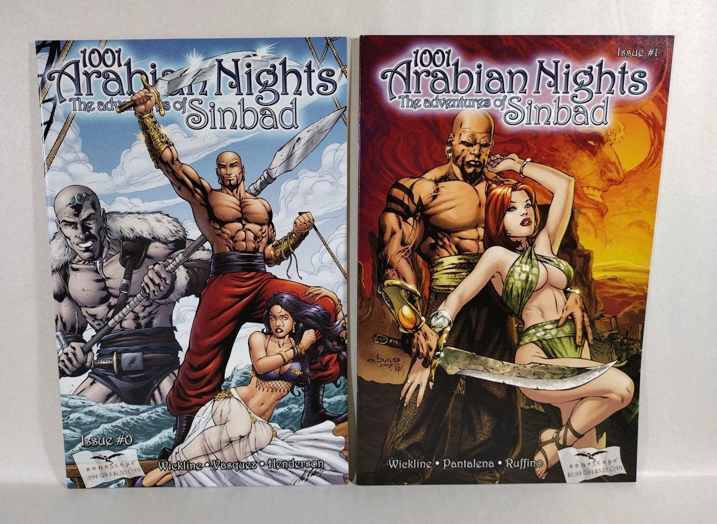 1001 Arabian Knights (2008) Zenescope Comic Lot Set #0 1 2 3 4 5 6 7 8 9 VF-NM