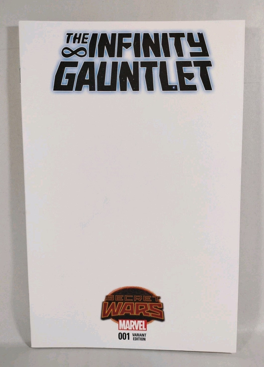 Infinity Gauntlet #1 (2015) Marvel Blank Sketch Variant Cover Comic NM