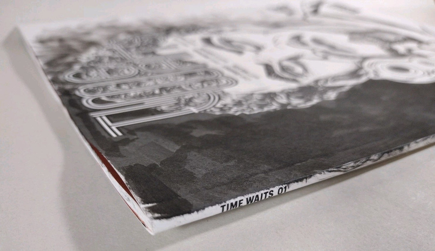 Time Waits #1 (2024) DSTLRY Sketch Cover Comic W Orignal Dave Castr Art ARG COA