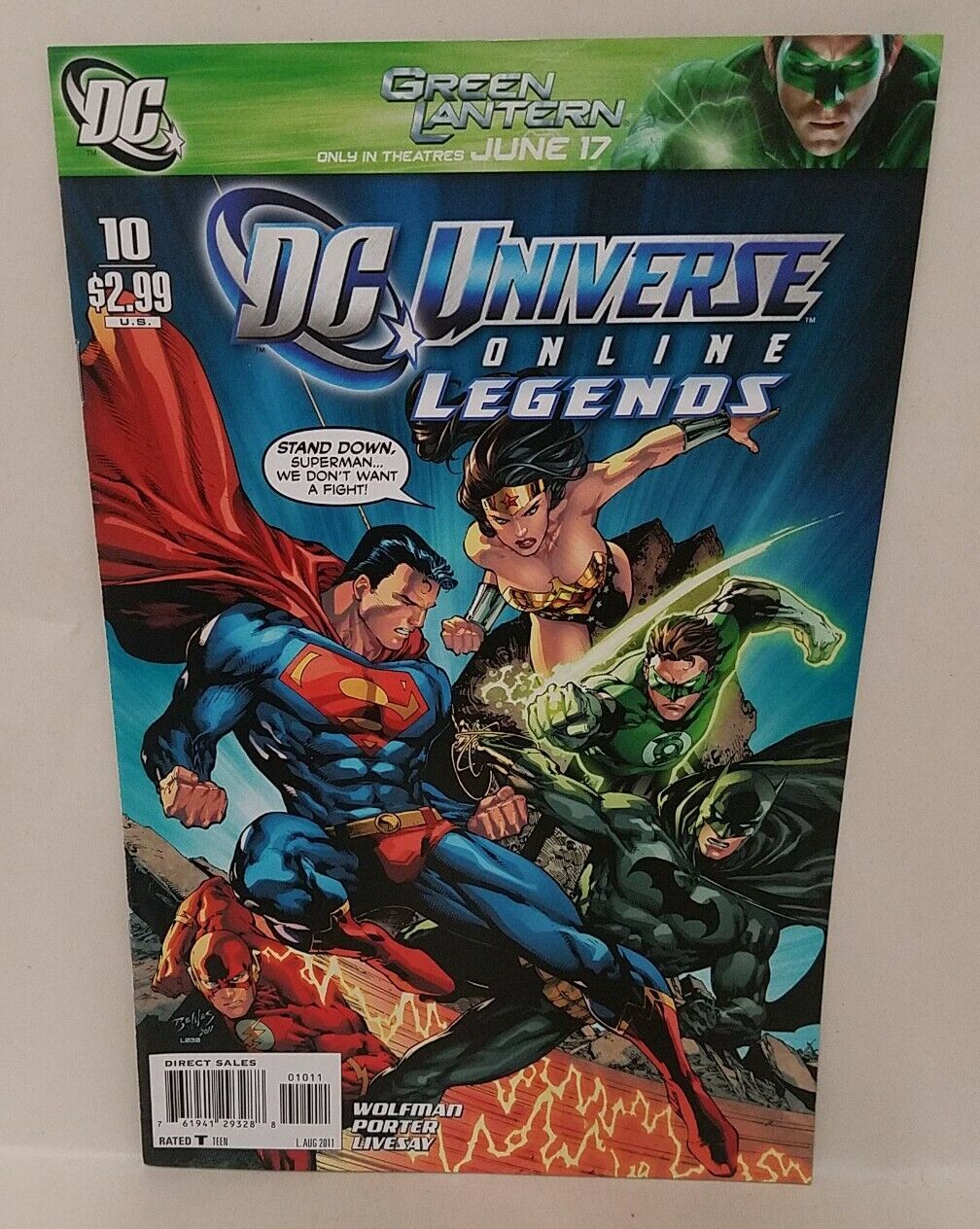 DC Universe Online Legends (2011) 5 Comic Lot #1 2 3 4 10 Marv Wolfman Porter 