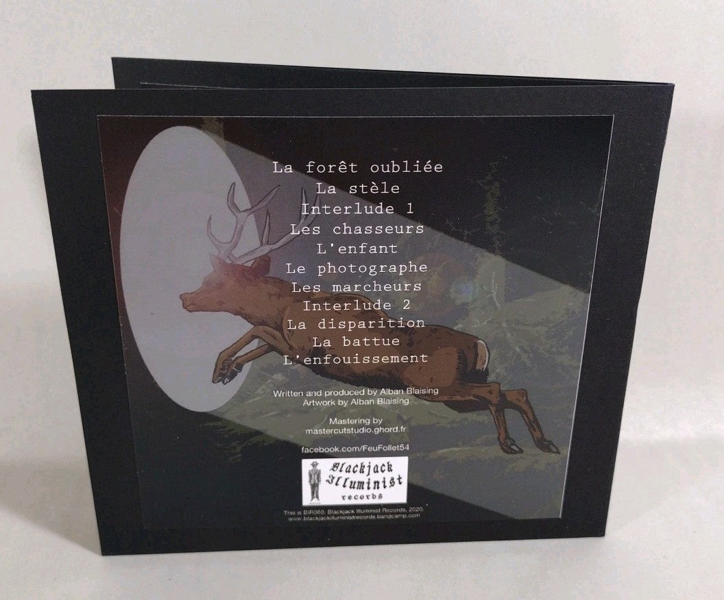 Forgotten Forest Alban Blaising Blackjack Illuminist CD 2020 Album & Comic Book
