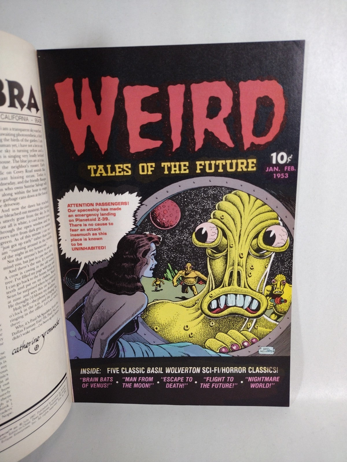 Basil Wolverton Comic Lot Of 4 Gateway To Horror Weird Tales 3-D Zone W Glasses