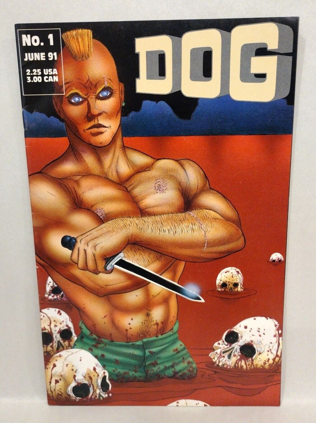 Dog #1 2 3 (1991) Complete Rebel Studios Comic Set Joe Vigil Outlaw