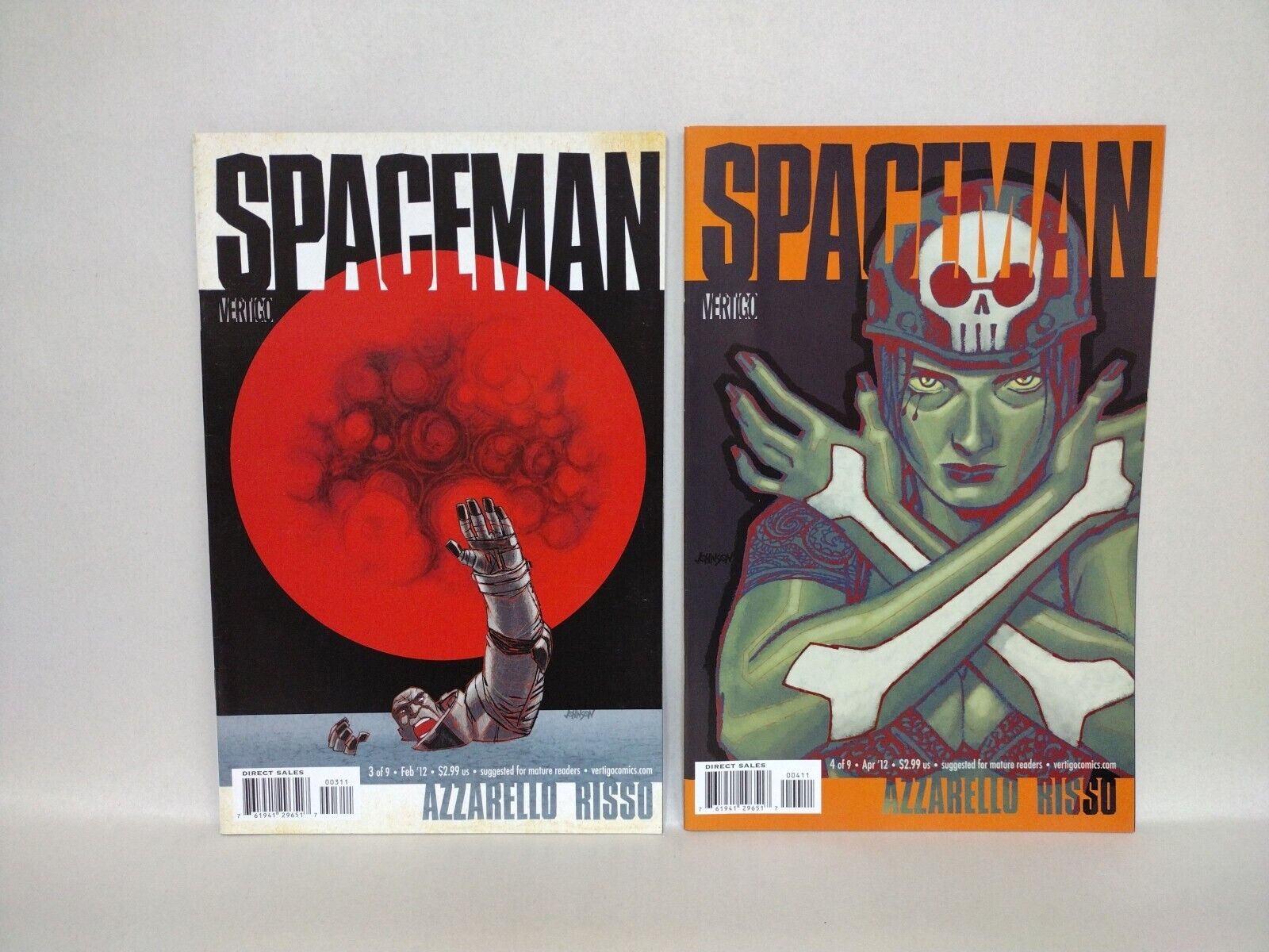 Spaceman (2011) Complete Vertigo Comic Set #1-9 Brian Azzarello Eduardo Risso