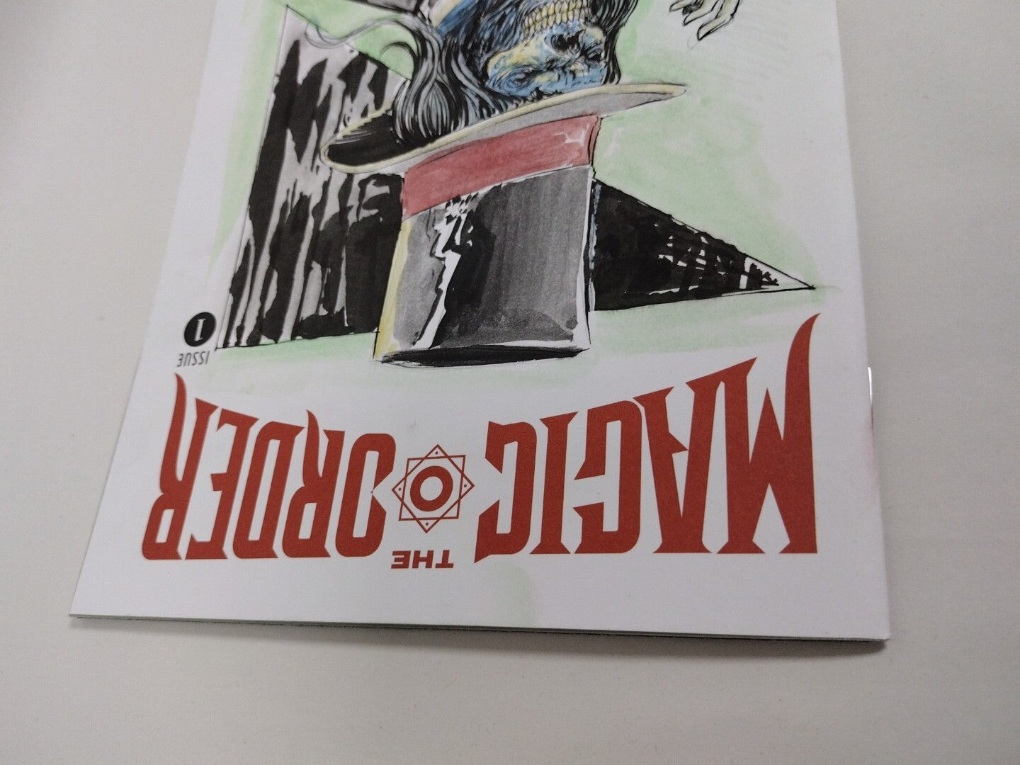 Magic Order #1 (2018) Image Sketch Cover Variant Comic w Original Art  DCastr 