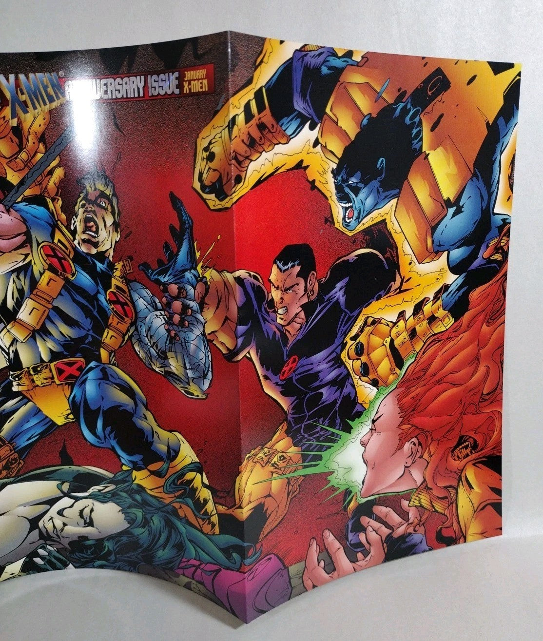 X-Force #50 (1995) X-Men Anniversary Marvel Prism Logo Comic Set Liefeld Variant
