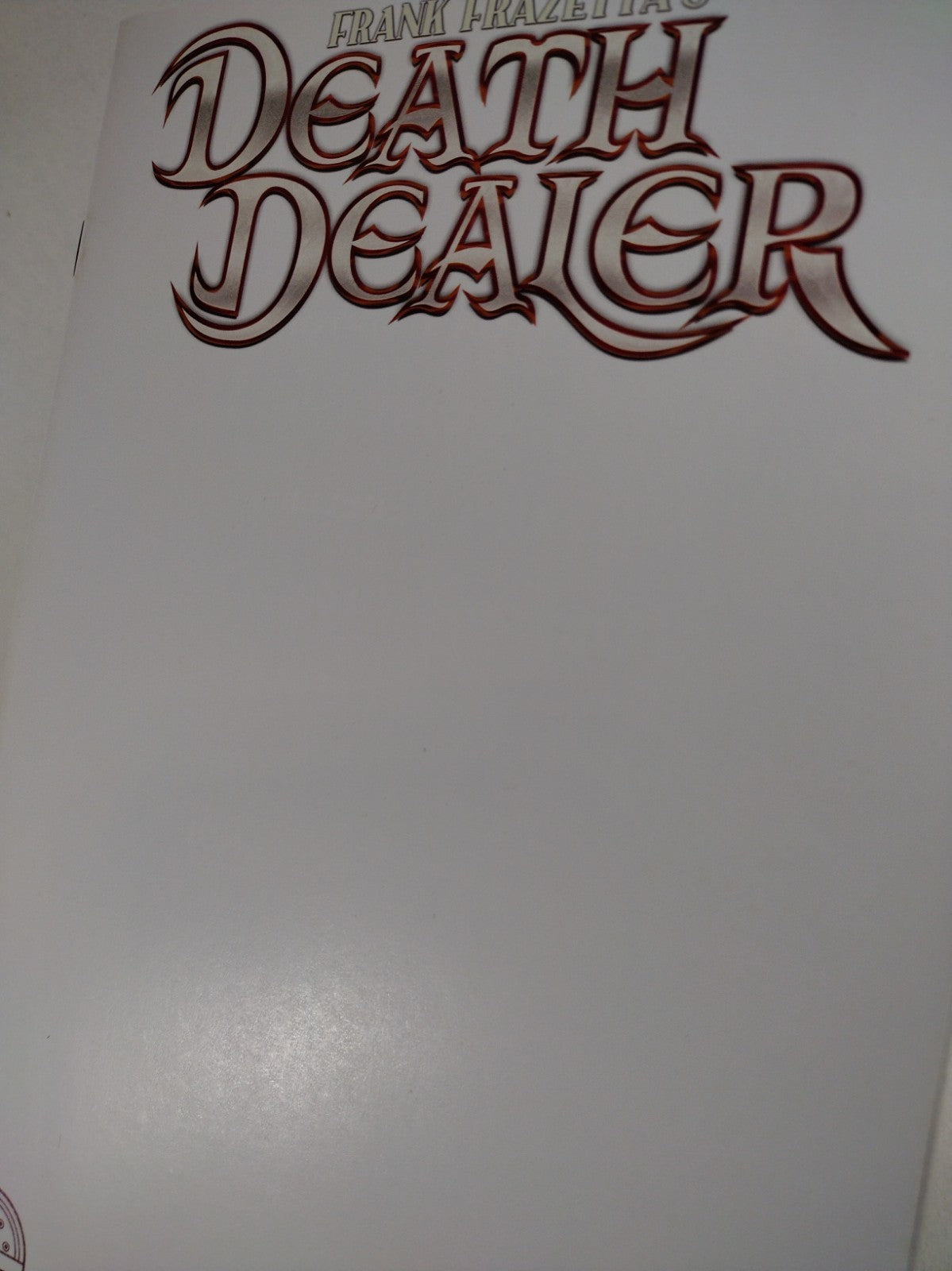 Death Dealer #12 (2023) Opus Comic Blank Sketch Cover C Variant NM