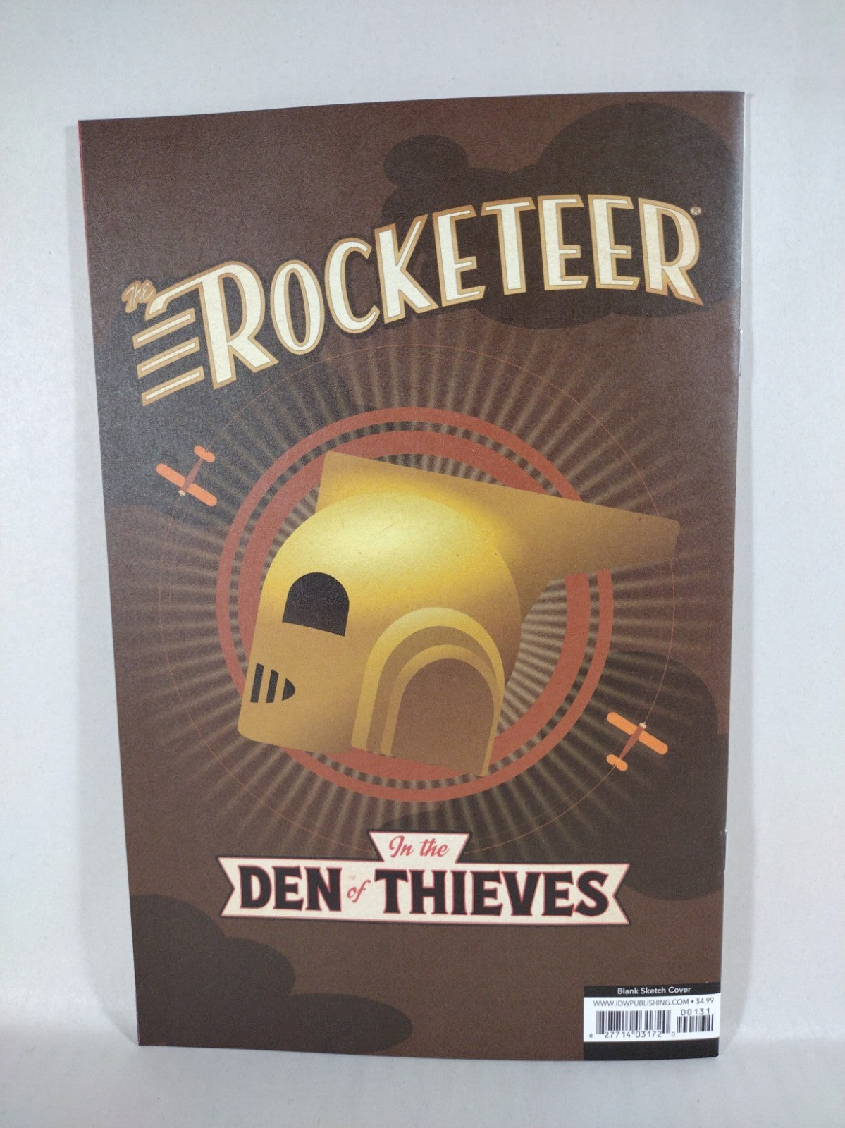 Rocketeer Den of Thieves #1 (2023) IDW Blank Sketch Variant Cover Comic NM