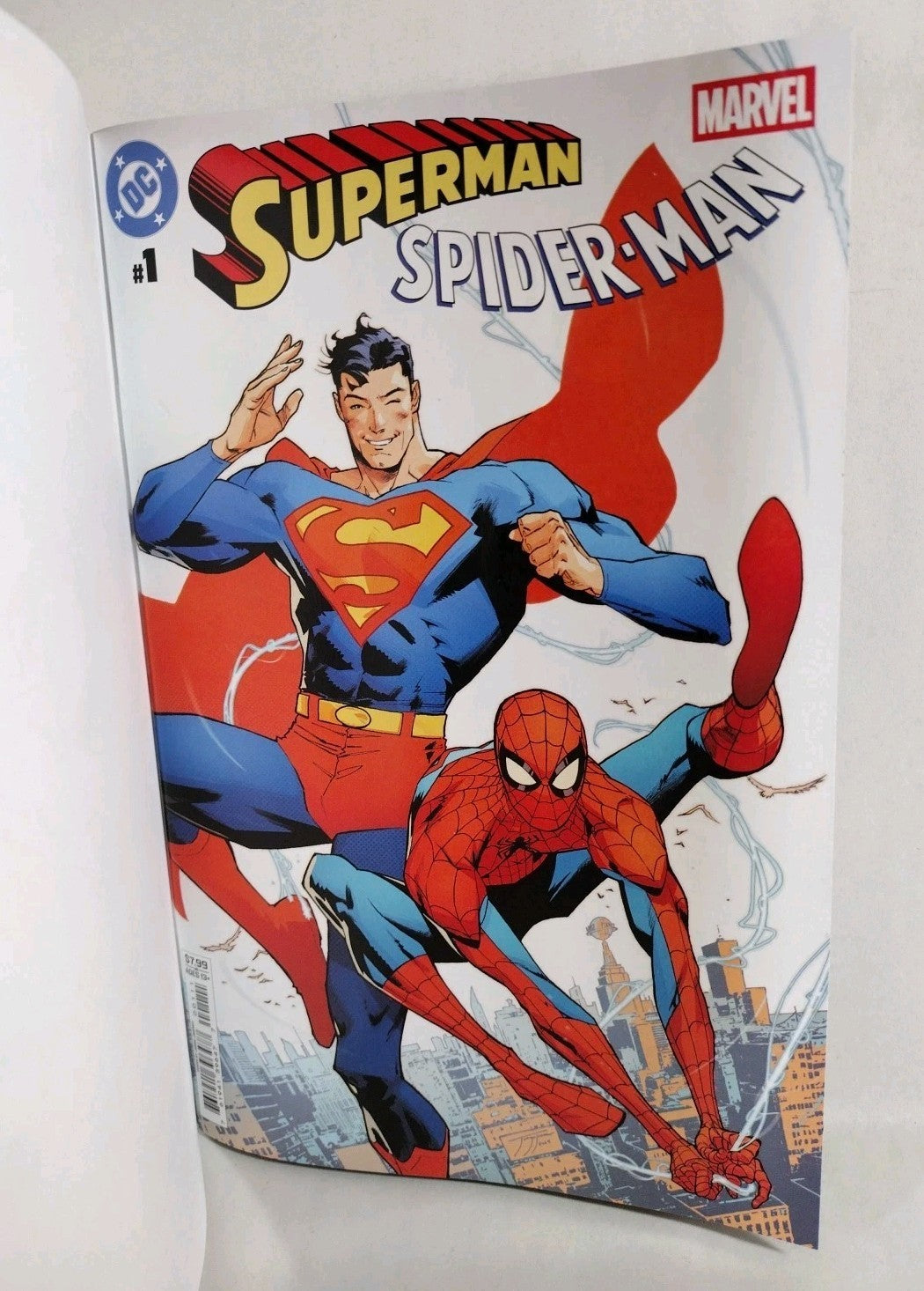 Superman Spiderman #1 (2026) DC Blank Sketch Cover Variant W Original DCastr Art