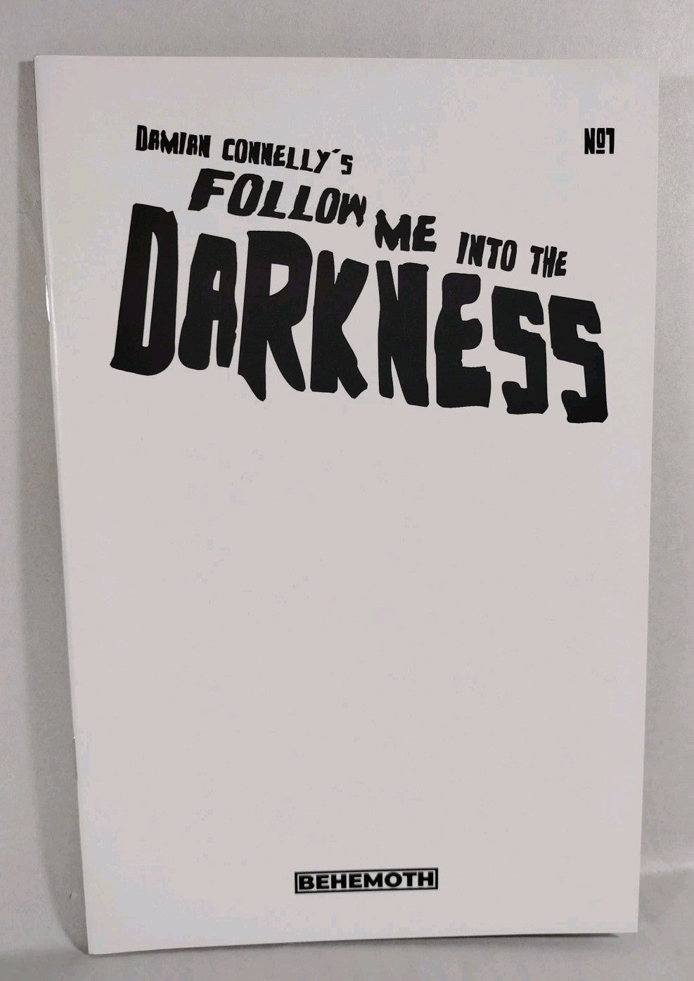 Follow Me Into The Darkness #1 (2023) Behemoth Blank Cover F Variant Comic New