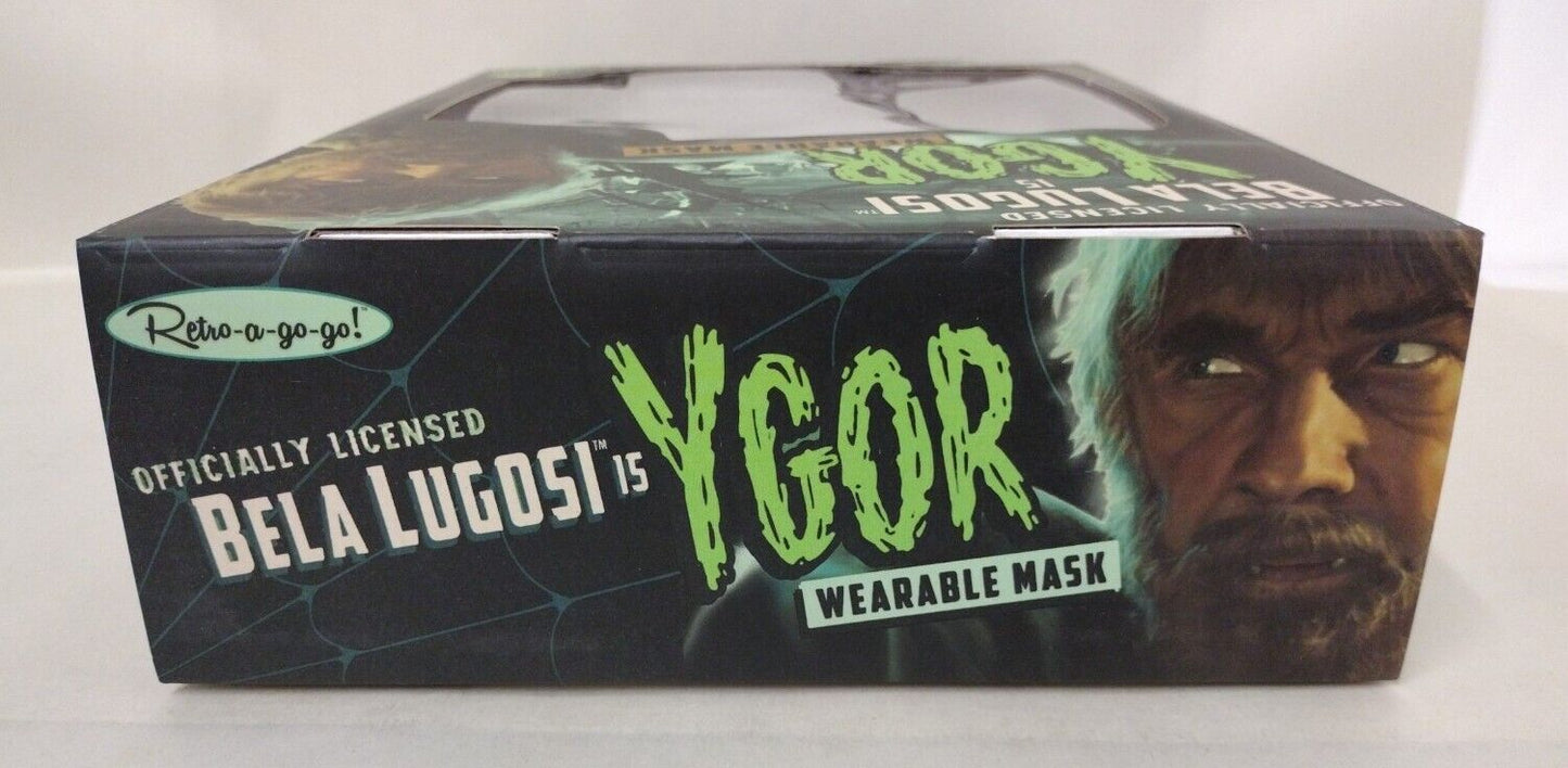 Bela Lugosi YGor Wearable Mask 2021 Crypt Color Ed Retro A Go Go, Halloween Mask