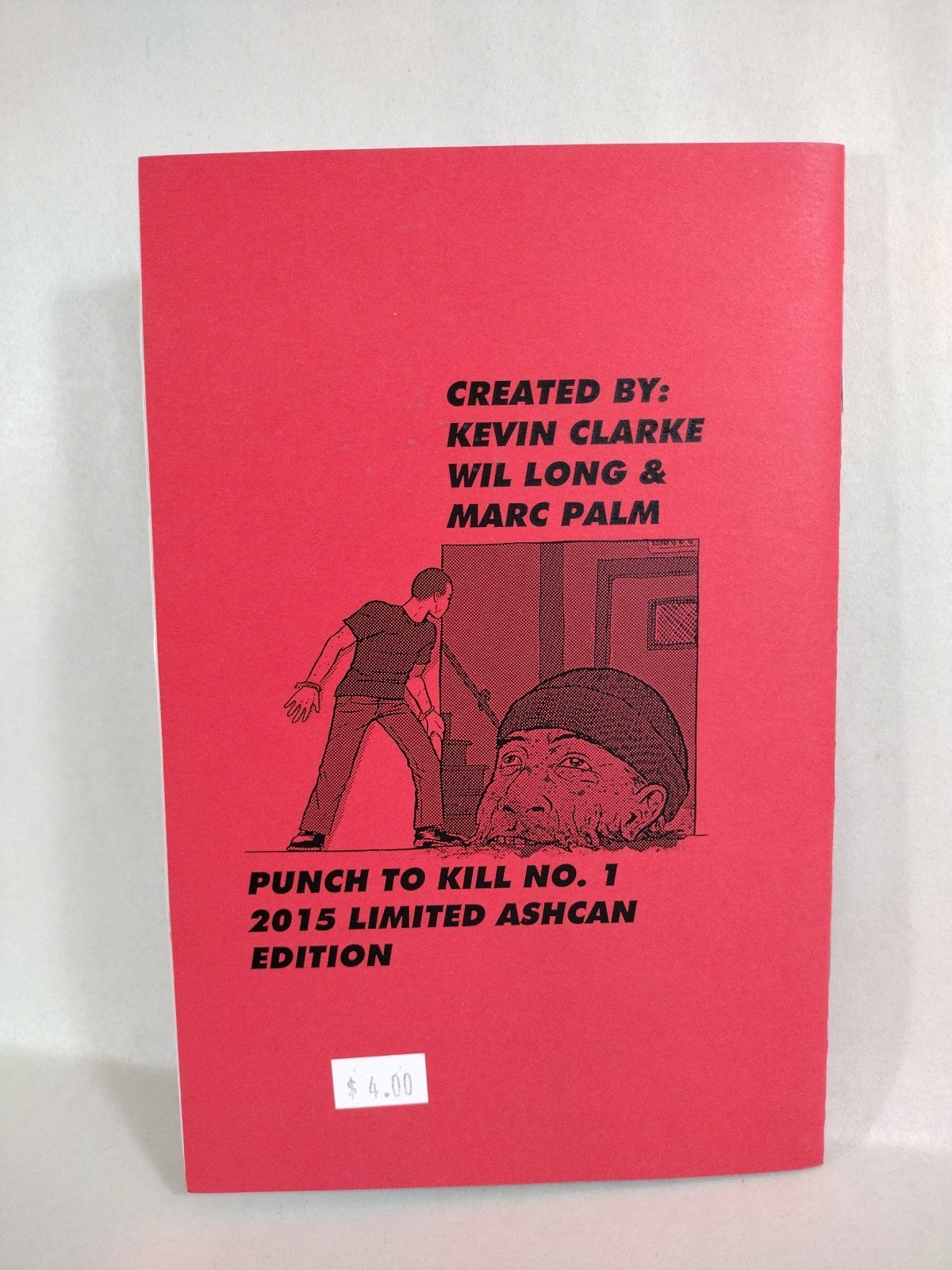 Punch To Kill 2015 1 Ashcan + 2 Pizza Party Comix Outlaw Comic Clarke Long Palm