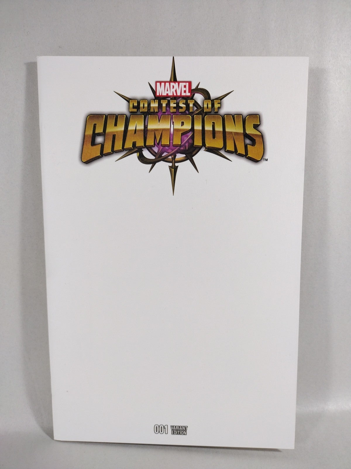Contest Of Champions #1 (2015) Marvel Comic Blank Sketch Var Lot Of 5 FN-VF