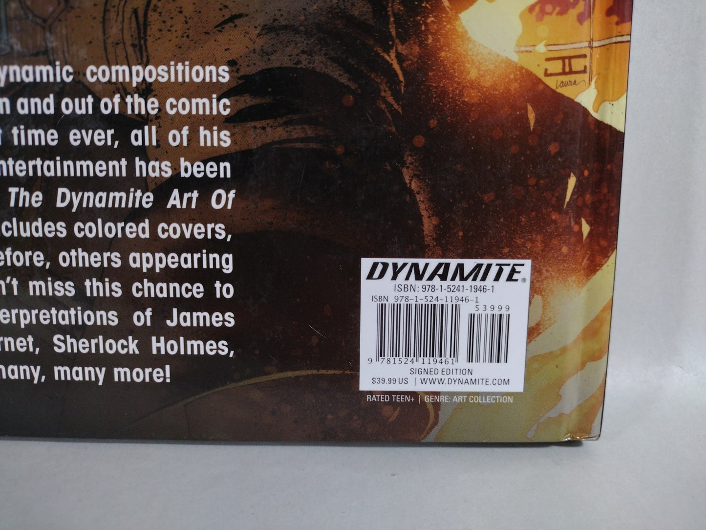 Dynamite Art Of John Cassaday (2020) HC Signed Edition Zorro Lone Ranger