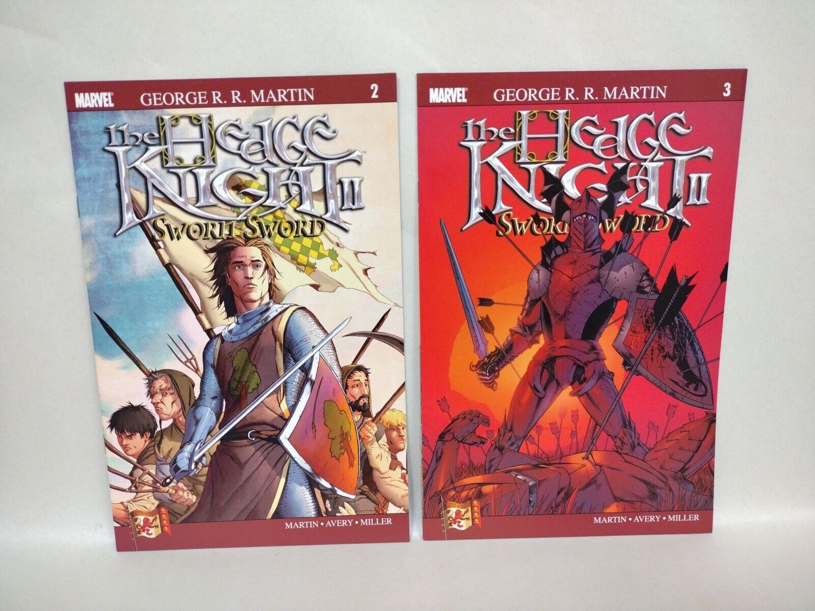 Hedge Knight George RR Martin (2003) Complete Comic Set #1-6 + Sworn Sword #1-6