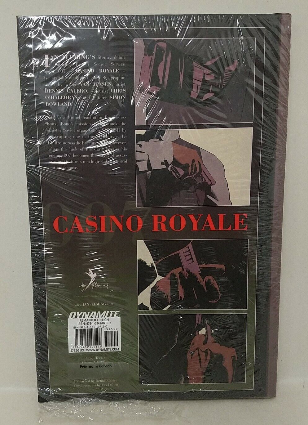 James Bond 007 Casino Royal Dynamite HC Remarked Edition New Rare Ian Fleming